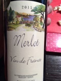 la campagne merlot Merlot Vin de France.JPG